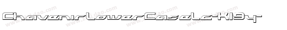 ChavenirLowerCaseLc-K19y字体转换
