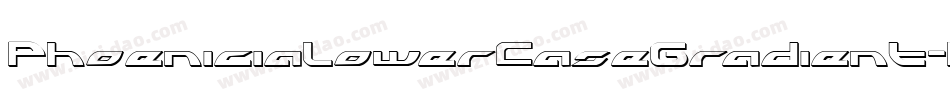 PhoeniciaLowerCaseGradient-Kx4X字体转换 PhoeniciaLowerCaseGradient-Kx4X字体转换