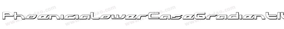 PhoeniciaLowerCaseGradientItalic-MDaP字体转换 PhoeniciaLowerCaseGradientItalic-MDaP字体转换