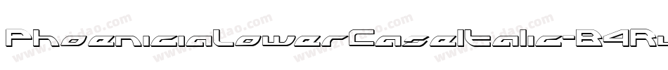 PhoeniciaLowerCaseItalic-B4Rw字体转换 PhoeniciaLowerCaseItalic-B4Rw字体转换