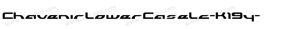 ChavenirLowerCaseLc-K19y字体转换