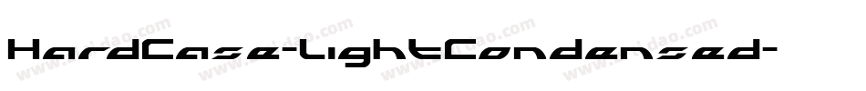 HardCase-LightCondensed字体转换