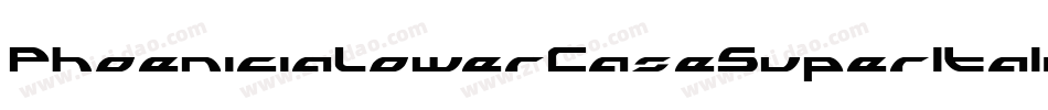PhoeniciaLowerCaseSuperItalic-mxR5字体转换 PhoeniciaLowerCaseSuperItalic-mxR5字体转换