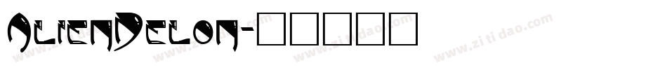 AlienDelon字体转换