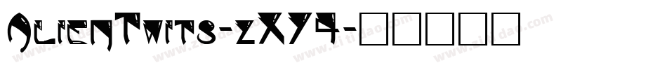 AlienTwits-zXY4字体转换