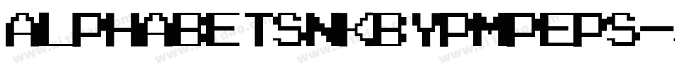 AlphabetSnkByPmpeps-3rvZ字体转换
