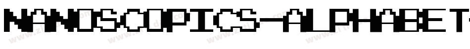 Nanoscopics-Alphabet字体转换