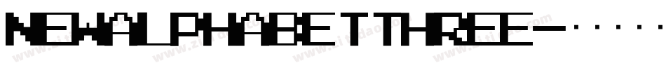 NewAlphabetThree字体转换