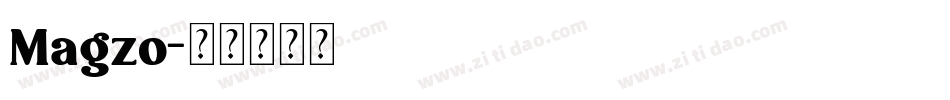 Magzo字体转换