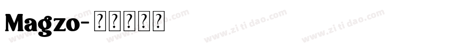 Magzo字体转换