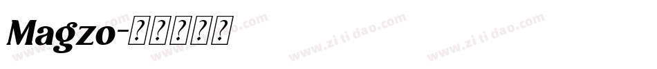 Magzo字体转换