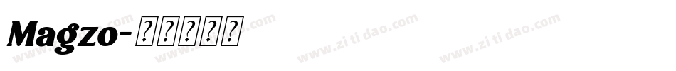 Magzo字体转换