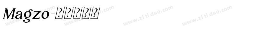 Magzo字体转换
