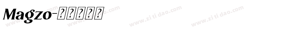 Magzo字体转换