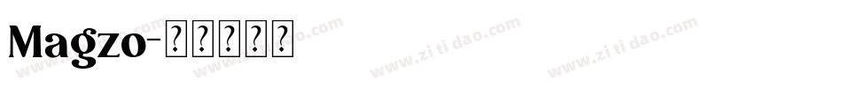 Magzo字体转换