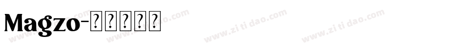 Magzo字体转换