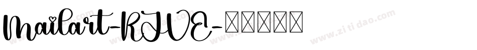 Mailart-RJVE字体转换
