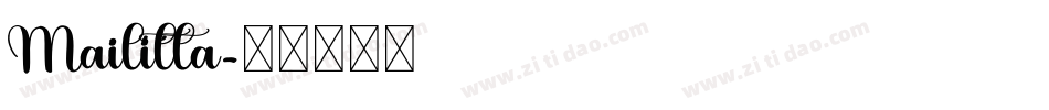 Mailitta字体转换