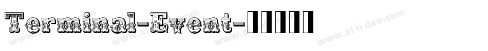Terminal-Event字体转换