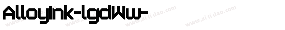AlloyInk-lgdWw字体转换