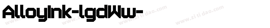 AlloyInk-lgdWw字体转换