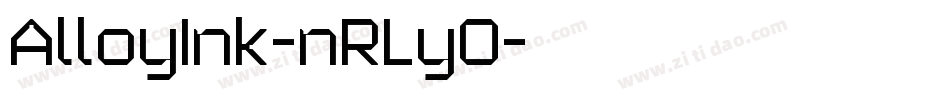 AlloyInk-nRLyO字体转换