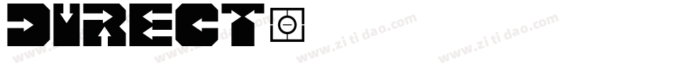 DIRECT字体转换