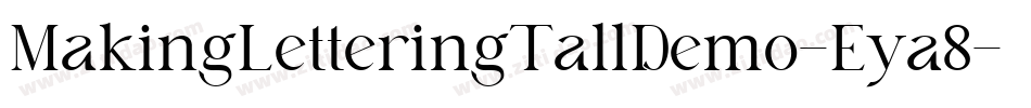 MakingLetteringTallDemo-Eya8字体转换