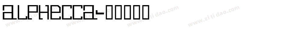 Alphecca字体转换