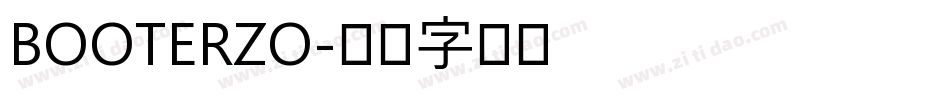 BOOTERZO字体转换