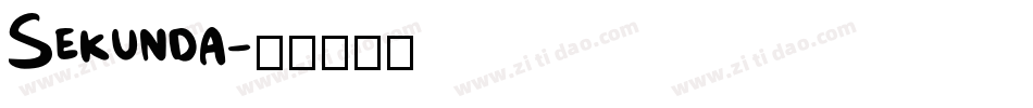 Sekunda字体转换