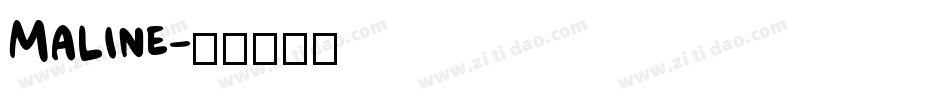 Maline字体转换
