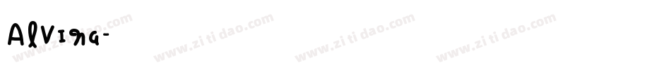Alvina字体转换