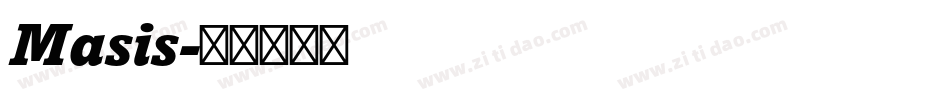 Masis字体转换