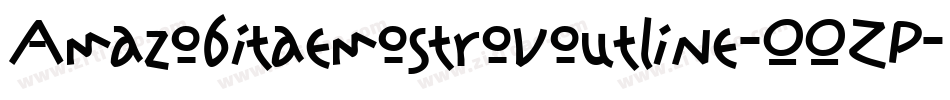 Amazobitaemostrovoutline-OOZP字体转换