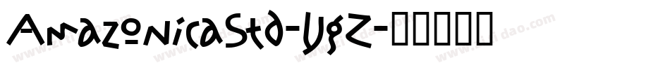 AmazonicaStd-lJgZ字体转换