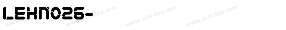 LEHN026字体转换