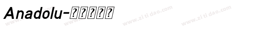 Anadolu字体转换