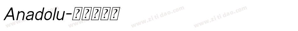 Anadolu字体转换