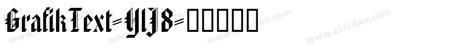 GrafikText-YlJ8字体转换