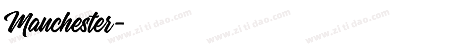 Manchester字体转换