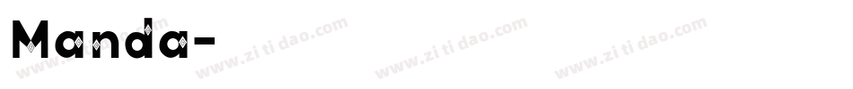 Manda字体转换
