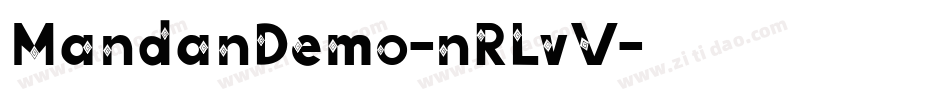 MandanDemo-nRLvV字体转换