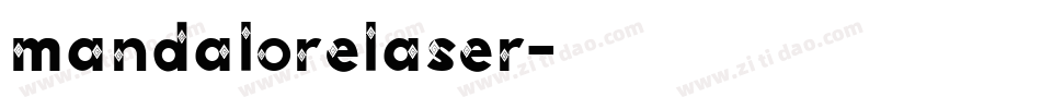 mandalorelaser字体转换
