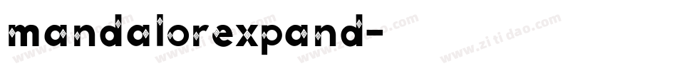 mandalorexpand字体转换