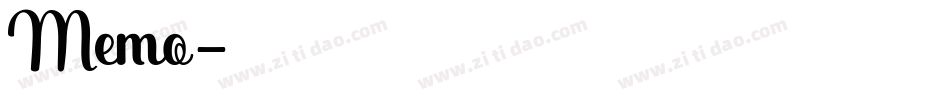 Memo字体转换