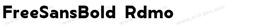 FreeSansBold-Rdmo字体转换