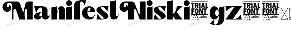 ManifestNiski-gz6字体转换