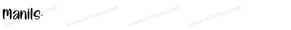 Manils字体转换