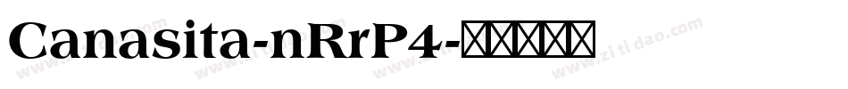 Canasita-nRrP4字体转换